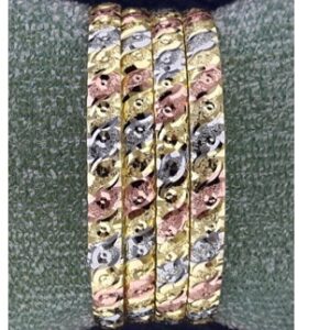 Punching Gold Plated Bangles