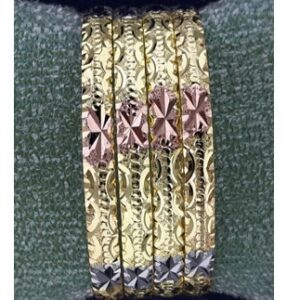 Punching Gold Plated Bangles