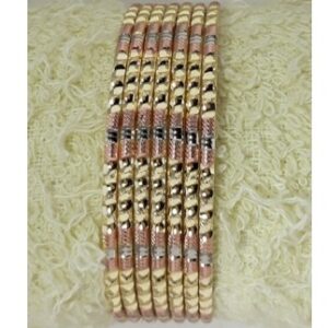 Punching Gold Plated Bangles