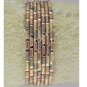 Punching Gold Plated Bangles