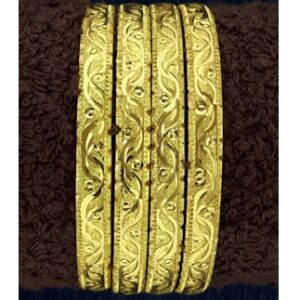 Plain Gold Daily Wear Bangles