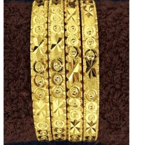Plain Gold Daily Wear Bangles