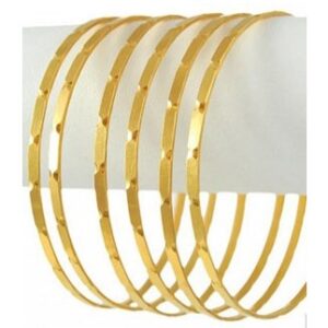 Fine Plain Gold Plated Bangles