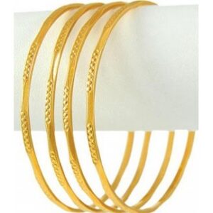 Fine Plain Gold Plated Bangles