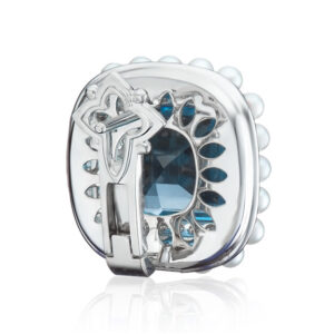 Estro Swiss Topaz Earrings