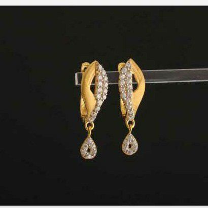 22k gold butii white stone - Image 2