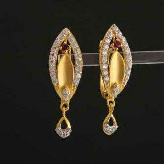 22k Gold Diamond Buti - Image 2