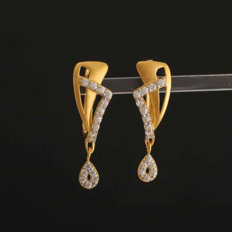 22k Gold Daimand Buti