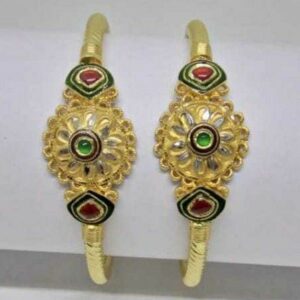22k Gold Jadatar Bangles