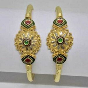 22k Gold Jadatar Bangles