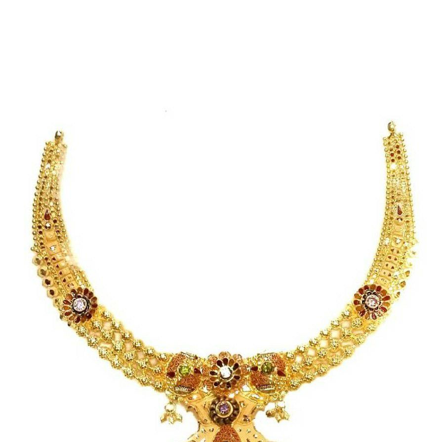 22k gold Necklace Set Calkati Degian - Image 2