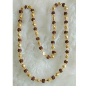 Gold Rudharaksh Mala