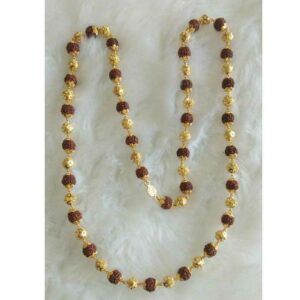 Gold Rudharaksh Mala