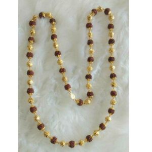 Gold Rudharaksh Mala
