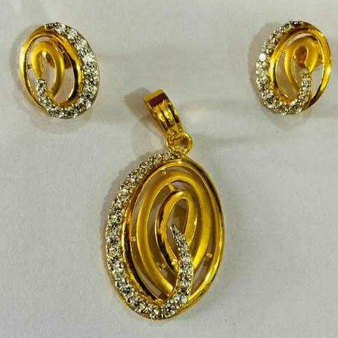 Gold buti white stone - Image 3