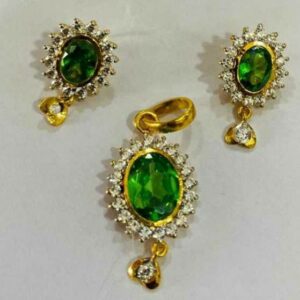 Gold Gadatar Green Stone