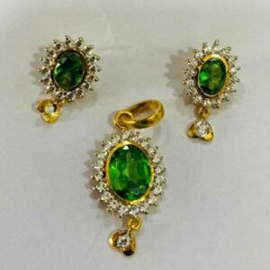 Gold Gadatar Green Stone
