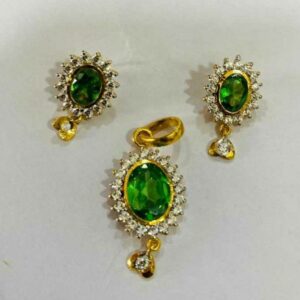 Gold Gadatar Green Stone