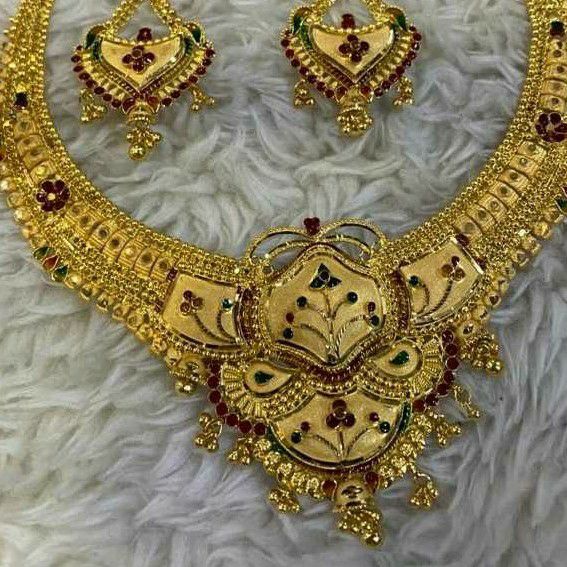 916 Gold Necklace Set - Image 3