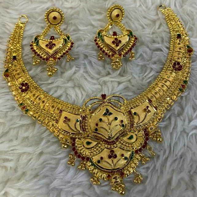 916 Gold Necklace Set - Image 2