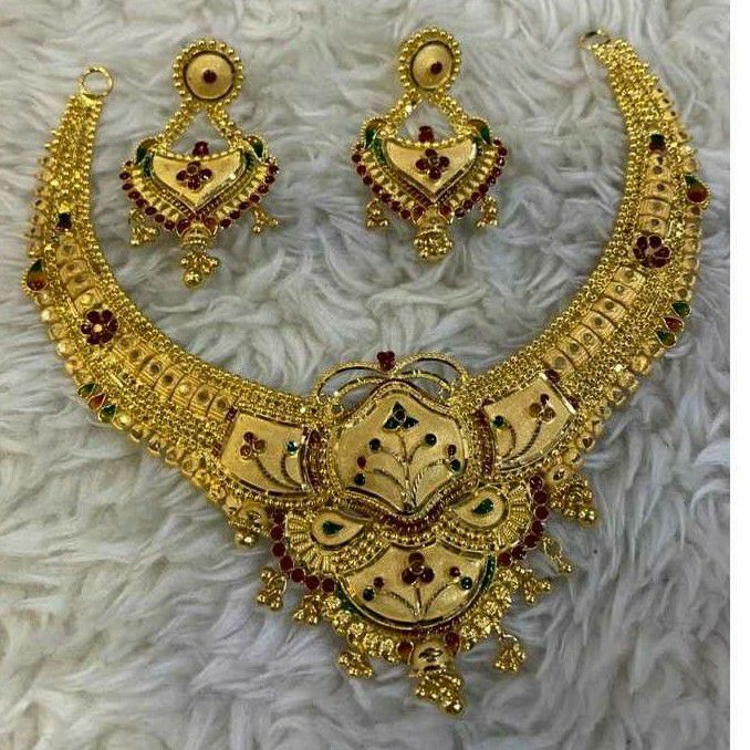 916 Gold Necklace Set