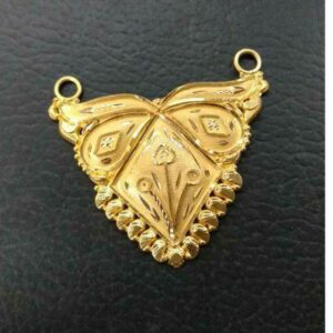 Plain Gold Mangalsutra Pendant