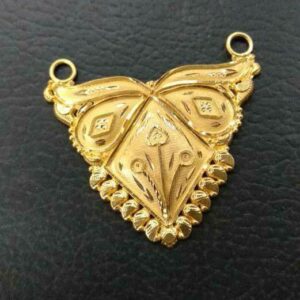 Plain Gold Mangalsutra Pendant