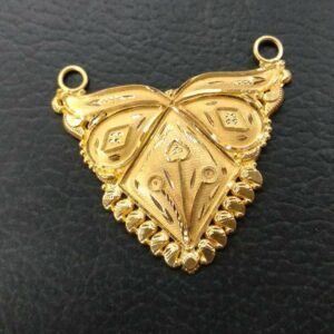 Plain Gold Mangalsutra Pendant