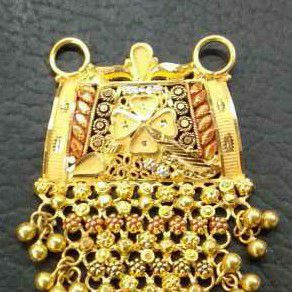 Gold Mangalsutra Pendant - Image 3