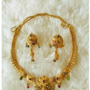 Gold Necklace Setii Butti Antique Piece