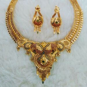 Gold necklace  set butii Fancy