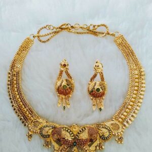 Gold necklace  set butii Fancy