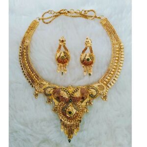 Gold necklace  set butii Fancy