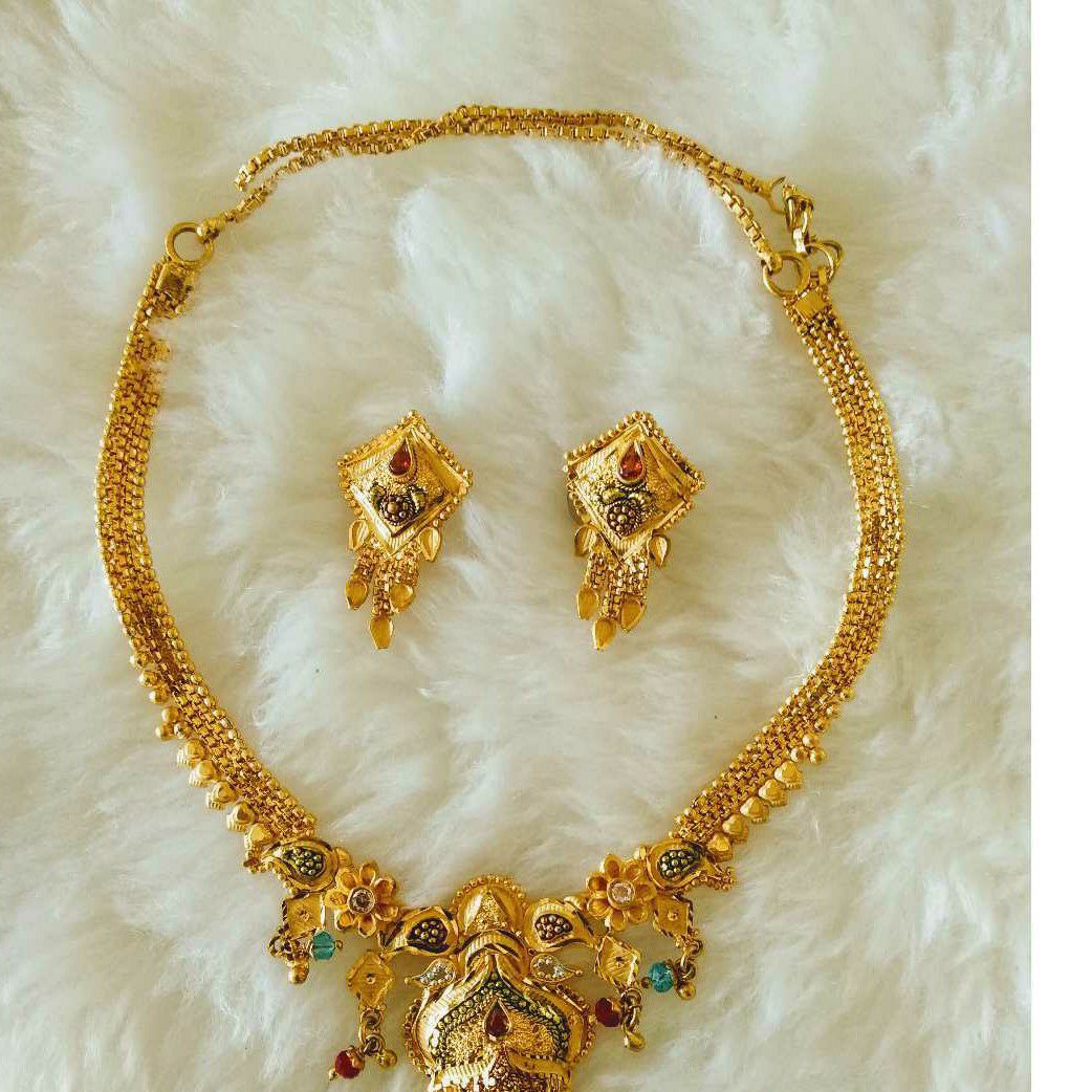 Gold necklace set butii Fantastic Dijain - Image 2