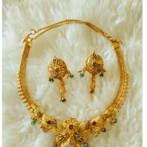 Gold Necklace Set Antique Piece