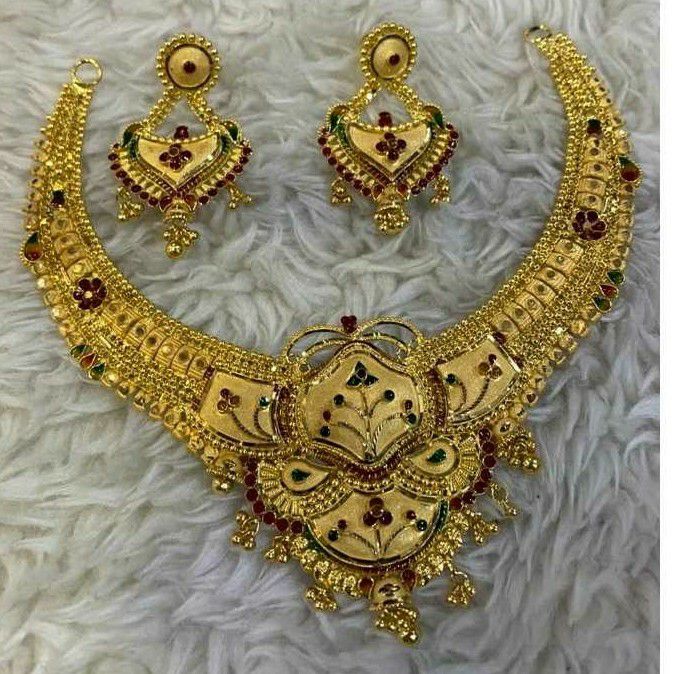 Gold Necklace Set Butii Antique