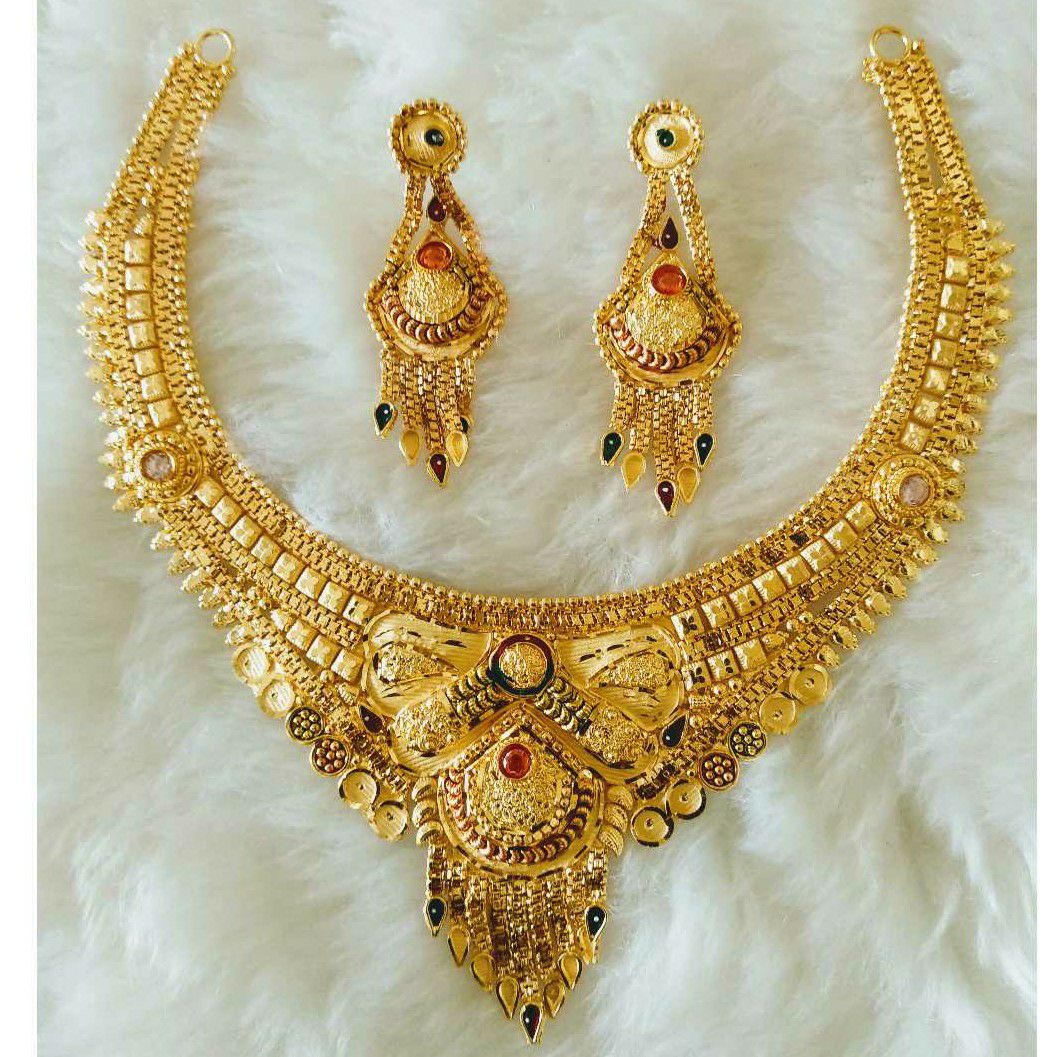 Gold Necklace Set Butii