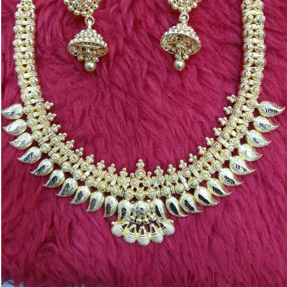 Gold Fancy Necklace Set Buti - Image 3