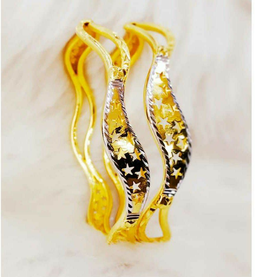 White gold Naksi Bangle Dijain