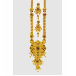 22k gold 916 long fancy set buti