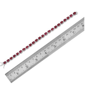 Ruby Tennis Bracelet