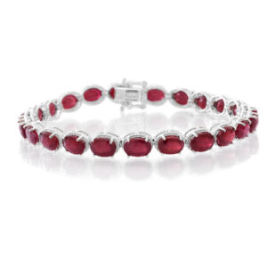 Ruby Tennis Bracelet