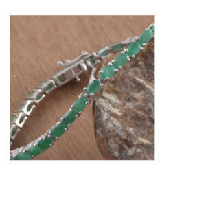 Zambian Emerald Tennis Bracelet