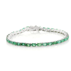 Zambian Emerald Tennis Bracelet