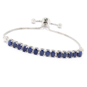 Bolo Chain Bracelet With Precious Gemstone