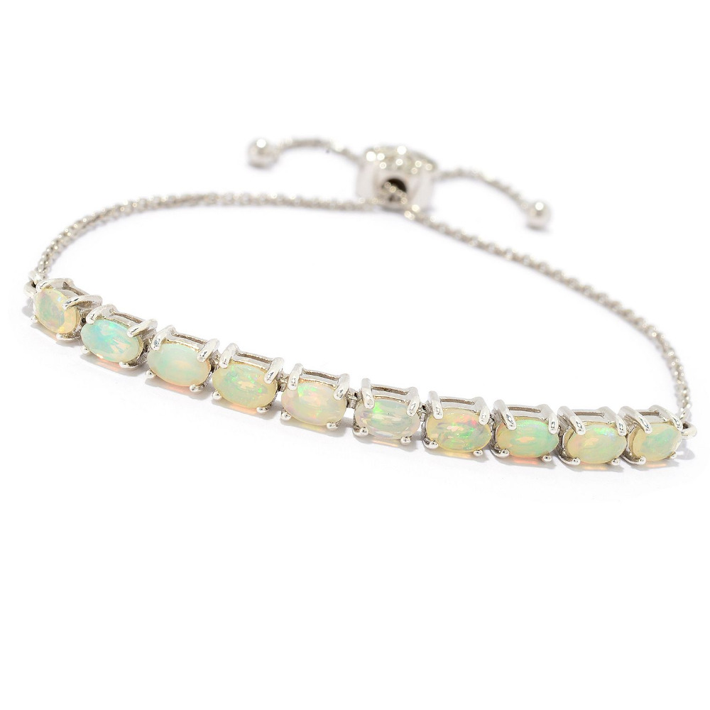 Bolo Chain Bracelet with Exotic Gemstone - Image 2
