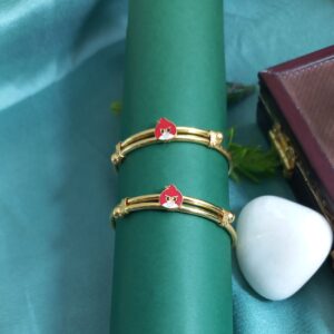 22K Gold Angry Bird Design Baccha Kadali