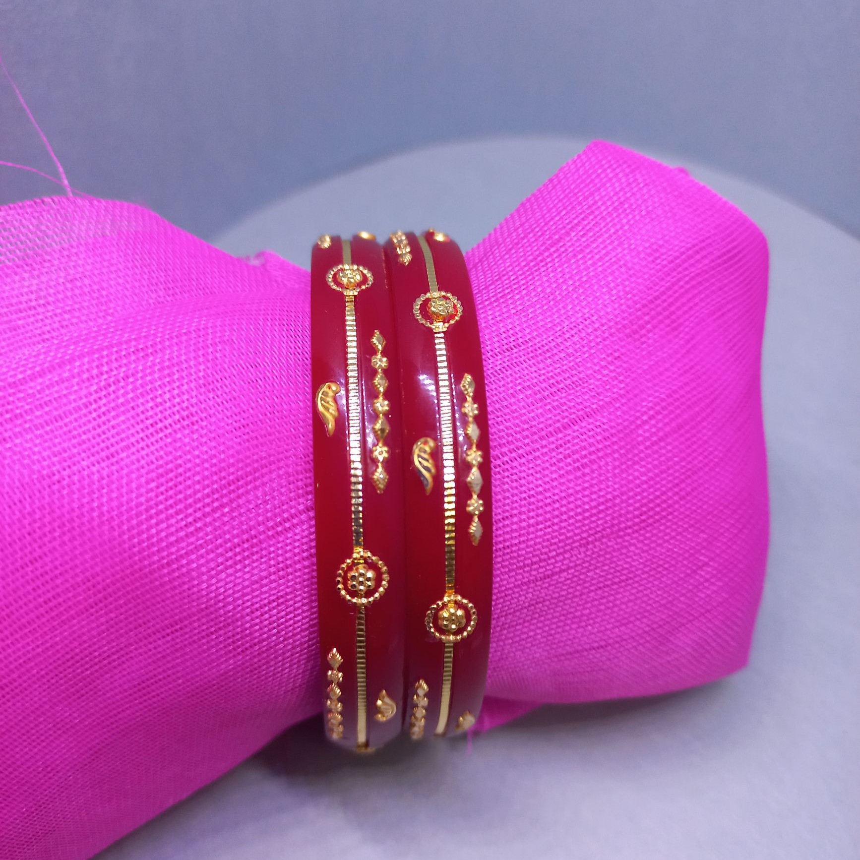 22KT Gold Classic Design Plastic  Kangan