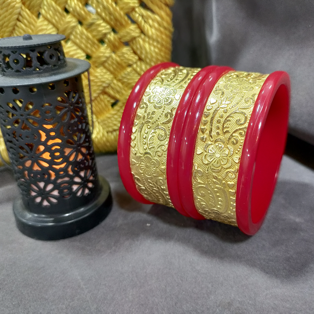 22kt CHAPAI GOLD CHUDI - Image 2
