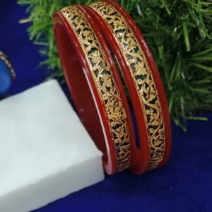 22kt Gold Fancy Plastic Bangle